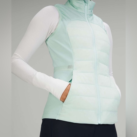 lululemon athletica Jackets & Blazers - NWT Lululemon Down For It All Puffer Vest - Delicate Mint - Outdoor Winter Fall